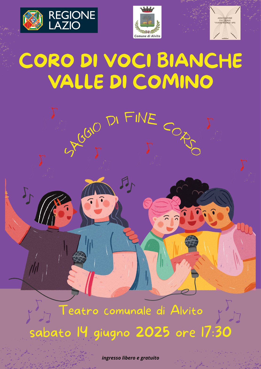 Coro di Voci Bianche Valle di Comino, saggio di fine corso.