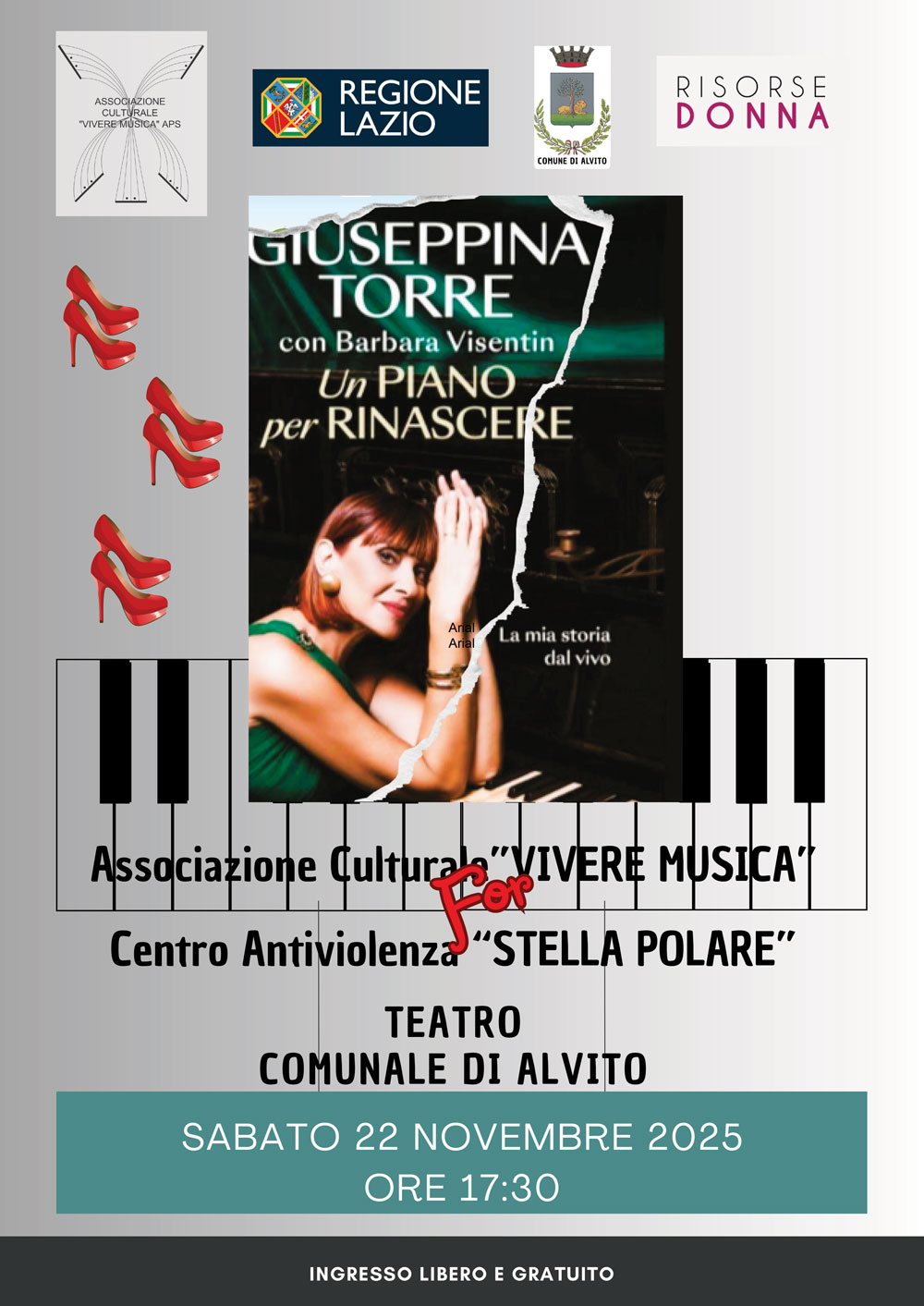 Un anno di musica e solidarietà: Vivere Musica consegna i proventi a Risorse Donna