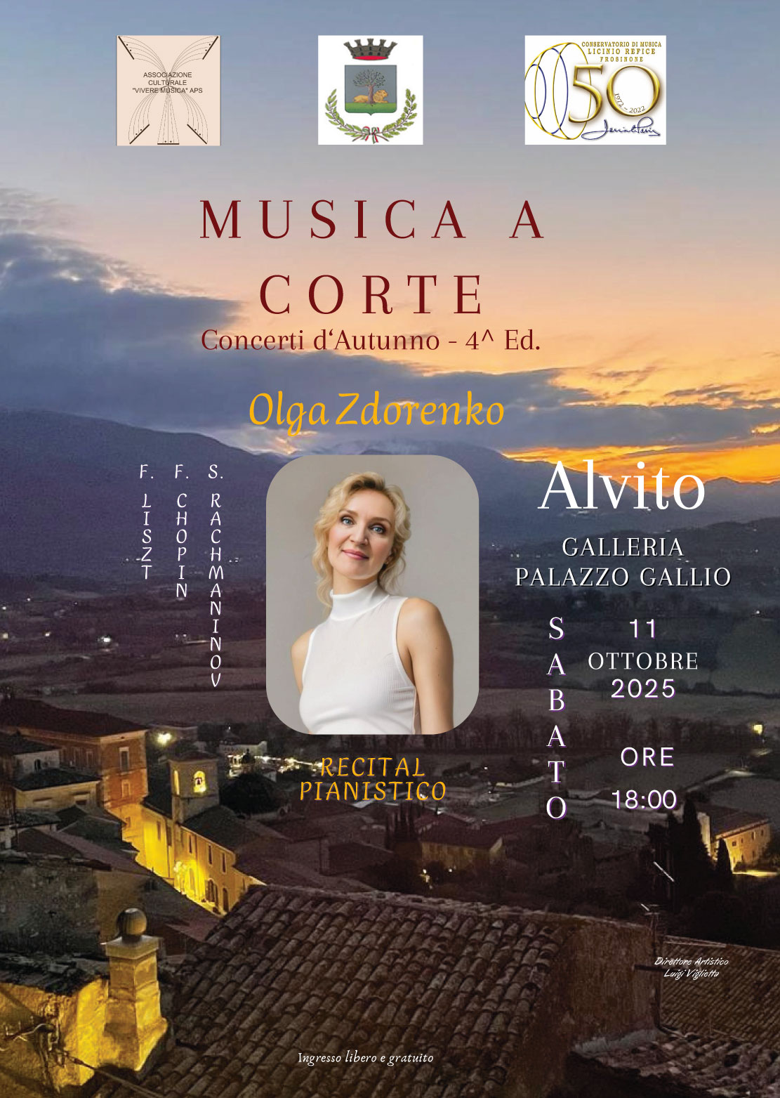 Musica a Corte - Concerti d‘Autunno - 4^ Ed.- Olga Zdorenko