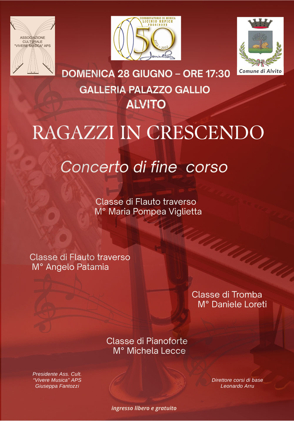 Ragazzi in Crescendo 2026 | Concerto di Fine Corso ad Alvito
